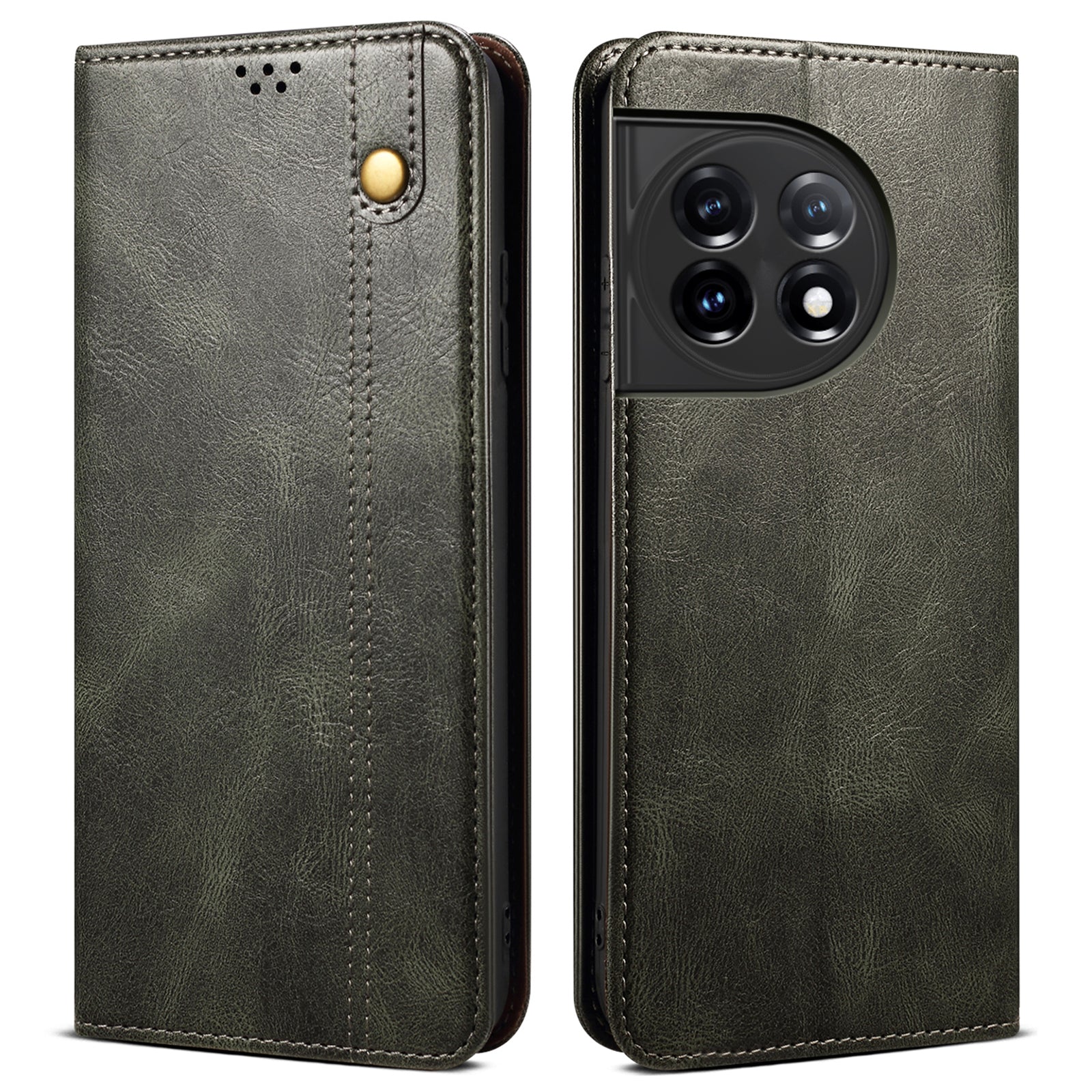 Phone Wallet Case for OnePlus Ace 2 5G 11R 5G Waxy Crazy Horse Texture PU Leather Phone Stand Cover Phone Wallet Case for OnePlus Ace 2 5G 11R 5G Waxy Crazy Horse Texture PU Leather Phone Stand Cover